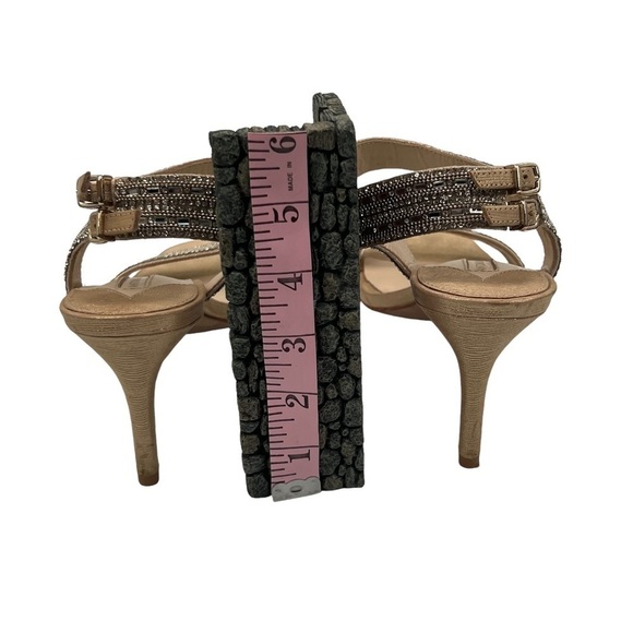 Antonio Melani Haelee Rhinestone Embellished High Heel Sandals Size 8 Women’s - Picture 6 of 7